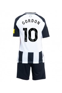 Fotbalové Dres Newcastle United Anthony Gordon #10 Dětské Domácí Oblečení 2024-25 Krátký Rukáv (+ trenýrky)